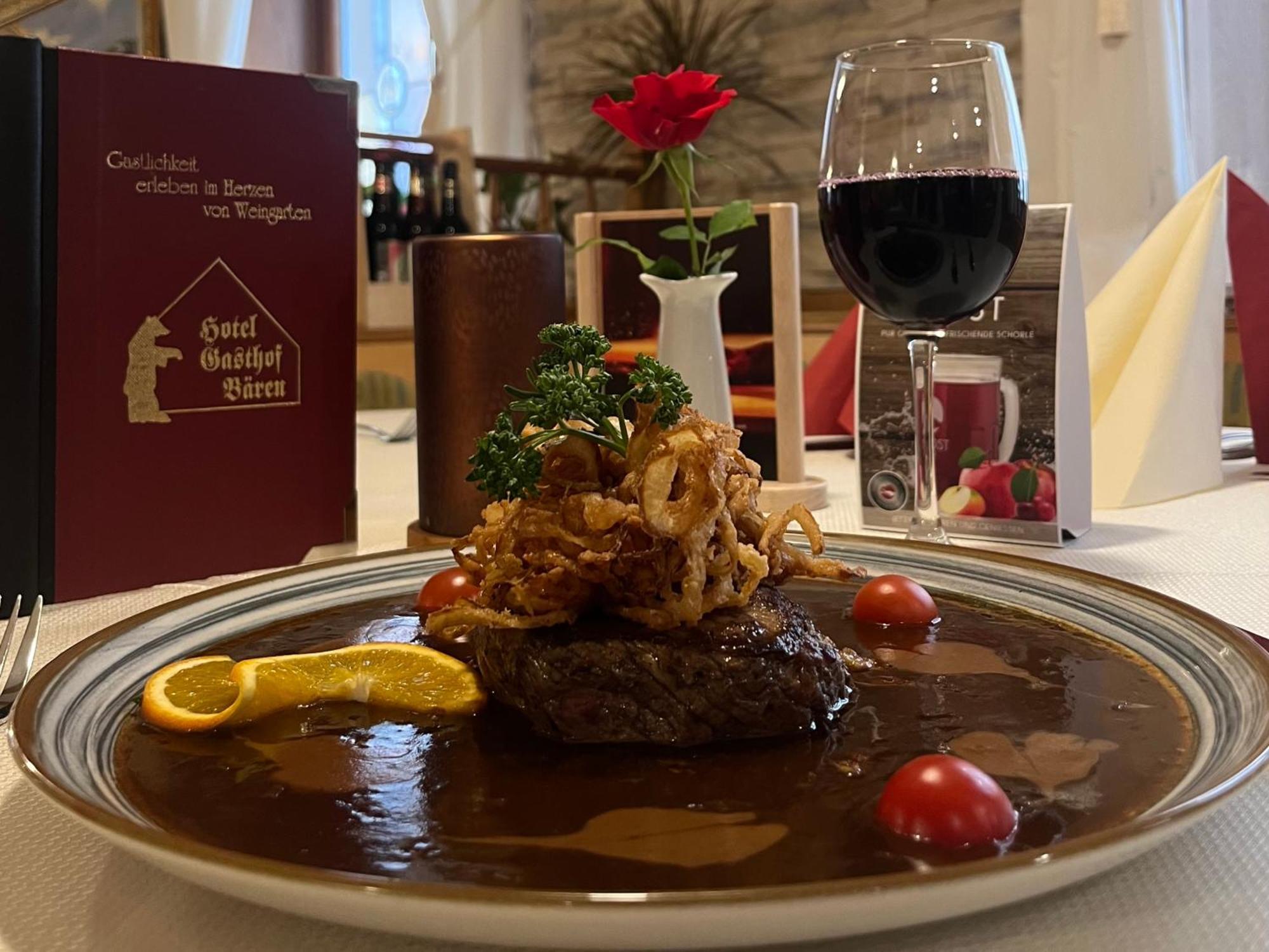 Hotel Gasthof Baeren Weingarten  Luaran gambar